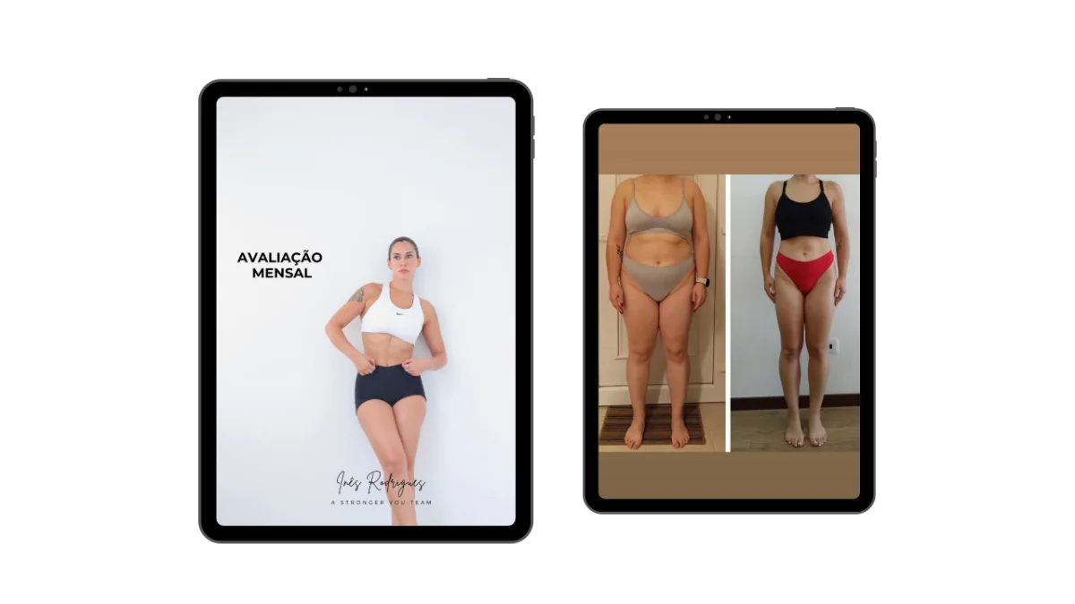 Exemplos de avaliação mensal shape & tone